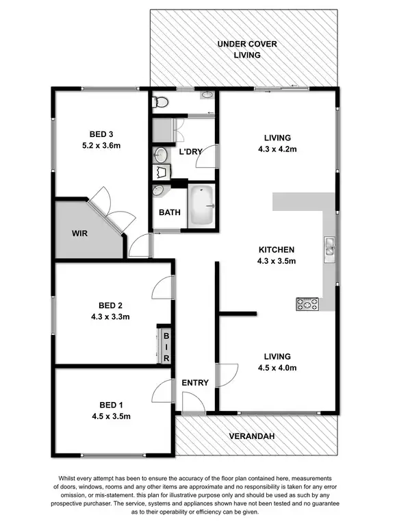 Floorplan of Homely house listing, 107 Davis Street, Warrnambool VIC 3280