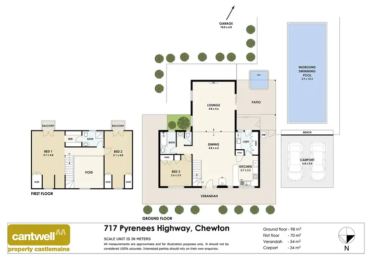Floorplan of Homely house listing, 717 Pyrenees Highway, Chewton VIC 3451