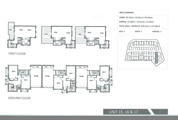 Floorplan of Homely townhouse listing, 1/56 Melfin Drive, Hillside VIC 3037