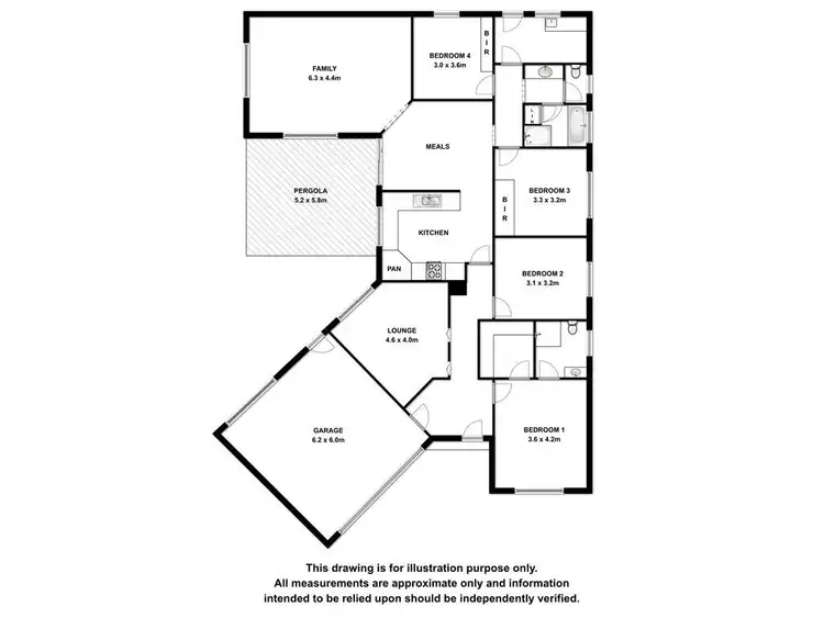 Floorplan of Homely house listing, 32 Hastings Avenue, Mount Gambier SA 5290