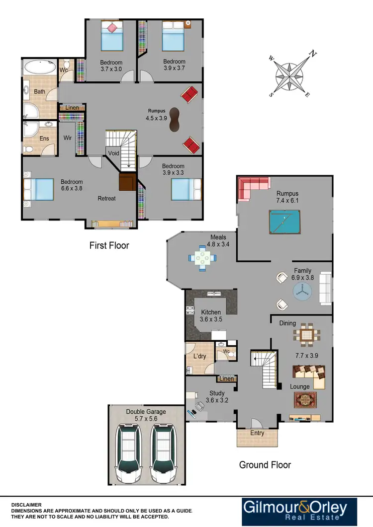 Floorplan of Homely house listing, 12 Castlefern Court, Kellyville NSW 2155