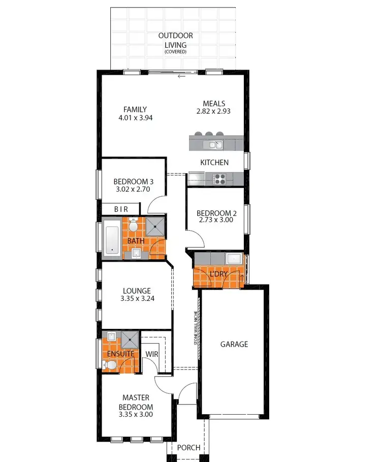 Floorplan of Homely house listing, 22 McEwen Road, Evanston Gardens SA 5116