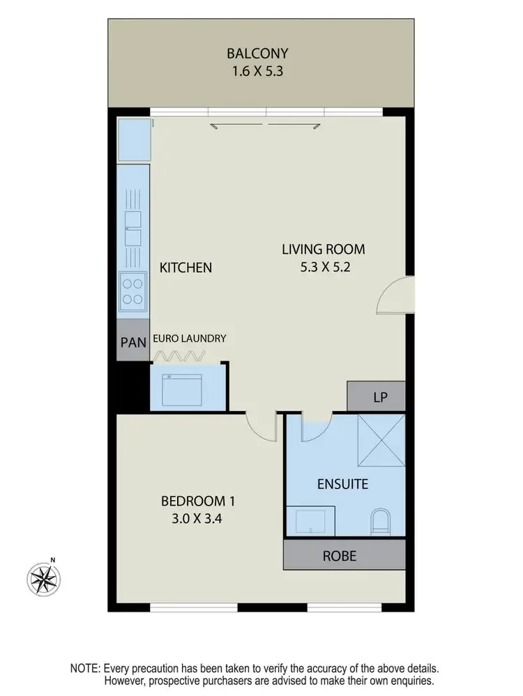Floorplan of Homely apartment listing, 9/12 Leonard Crescent, Ascot Vale VIC 3032
