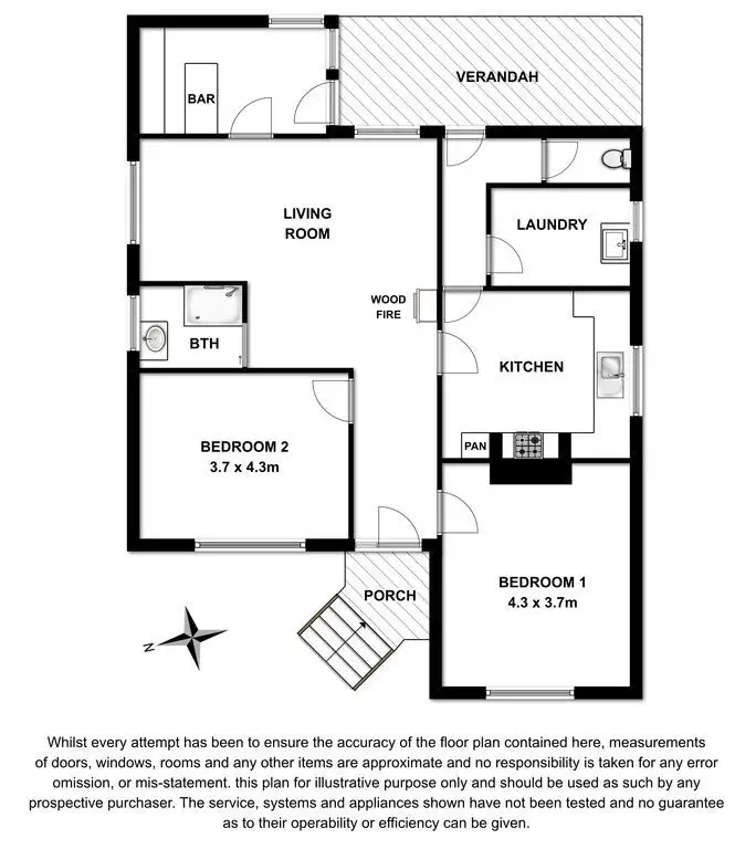 Floorplan of Homely house listing, 8 CHAUVEL STREET, Mount Gambier SA 5290