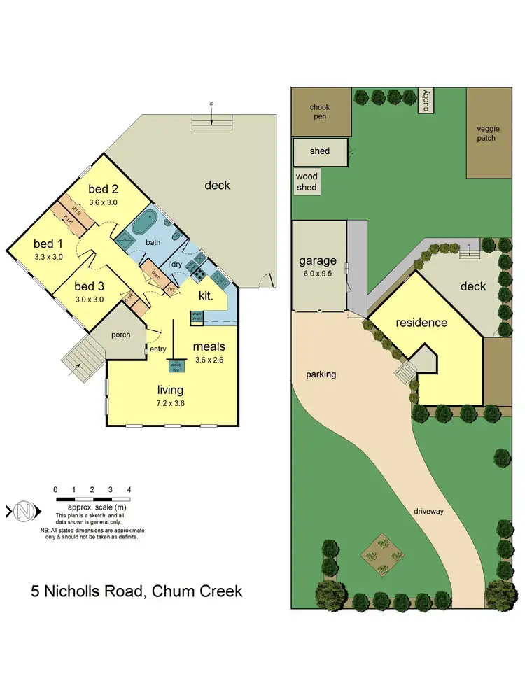Floorplan of Homely house listing, 5 Nicholls Rd, Chum Creek VIC 3777