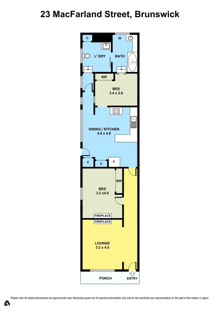 Floorplan of Homely house listing, 23 MacFarland Street, Brunswick VIC 3056