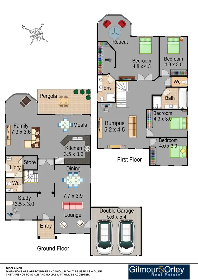 Floorplan of Homely house listing, 9 Hebe Place, Kellyville NSW 2155