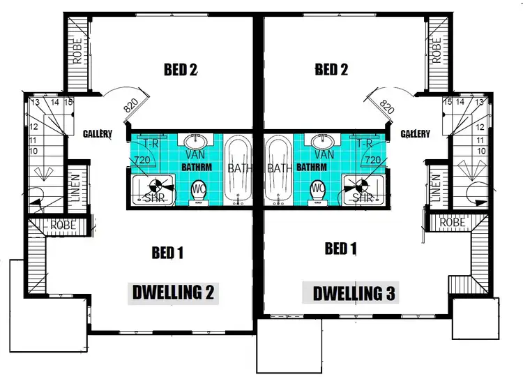 Floorplan of Homely townhouse listing, 3/74 McNamara Avenue, Airport West VIC 3042