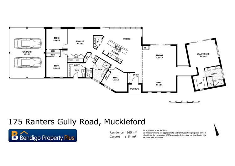 Floorplan of Homely house listing, 175 Ranters Gully Road, Muckleford VIC 3451