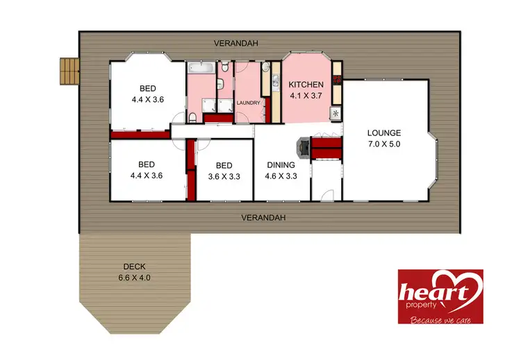 Floorplan of Homely rural property listing, 96 Gooch Road, Stratford VIC 3862