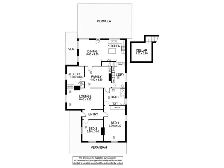 Floorplan of Homely house listing, 3 WALLACE STREET, Mount Gambier SA 5290