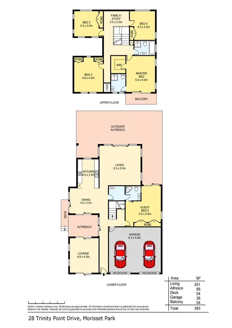 Floorplan of Homely house listing, 28 Trinity Point Drive, Morisset Park NSW 2264