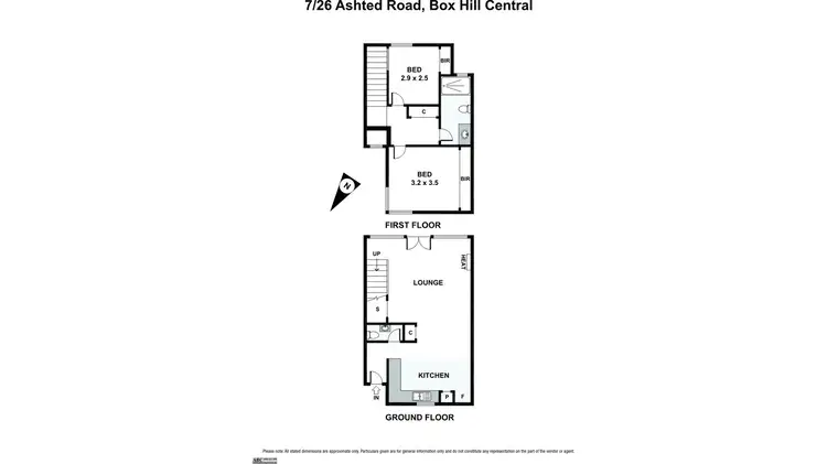 Floorplan of Homely townhouse listing, 7/26 Ashted Road, Box Hill VIC 3128