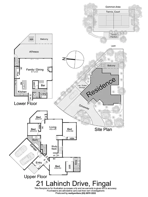 Floorplan of Homely house listing, 21 Lahinch Drive, Fingal VIC 3939