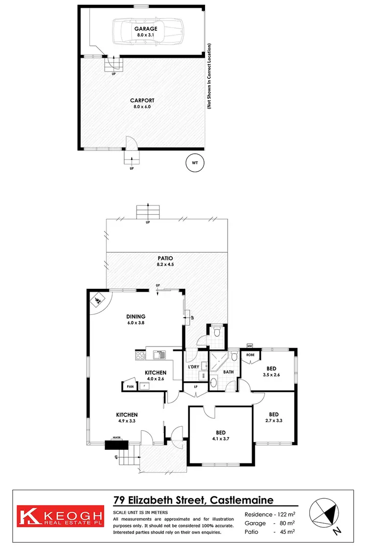 Floorplan of Homely house listing, 79 Elizabeth Street, Castlemaine VIC 3450