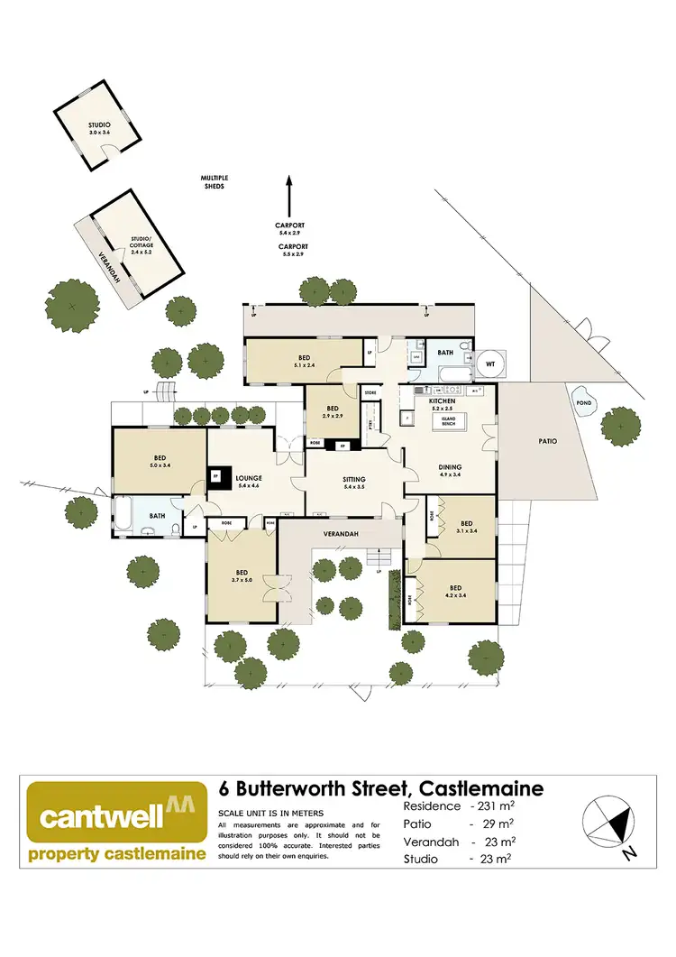 Floorplan of Homely house listing, 6 Butterworth Street, Castlemaine VIC 3450