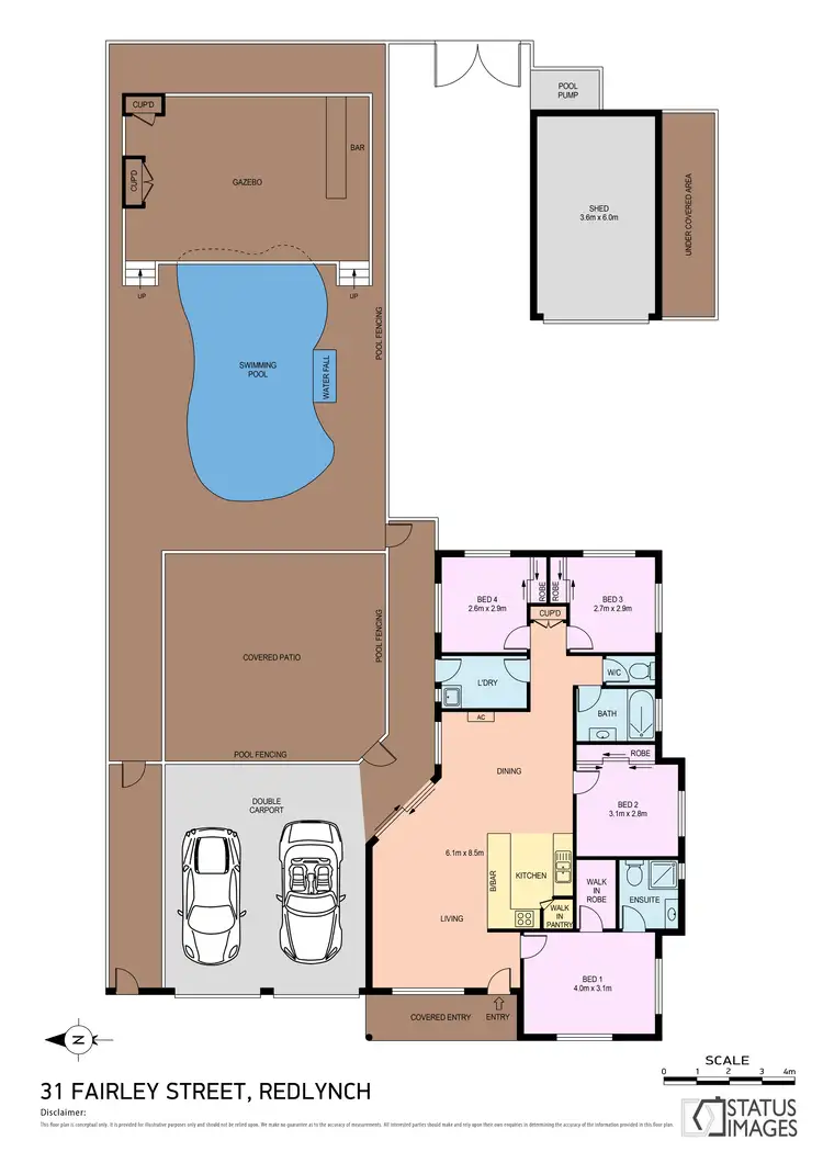 Floorplan of Homely house listing, 31 Fairley Street, Redlynch QLD 4870