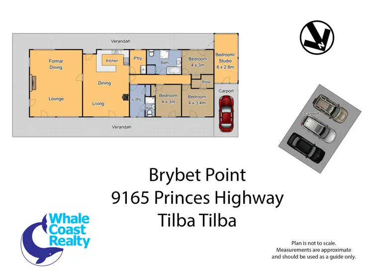 Floorplan of Homely rural property listing, 9165 Princes Highway, Tilba Tilba NSW 2546
