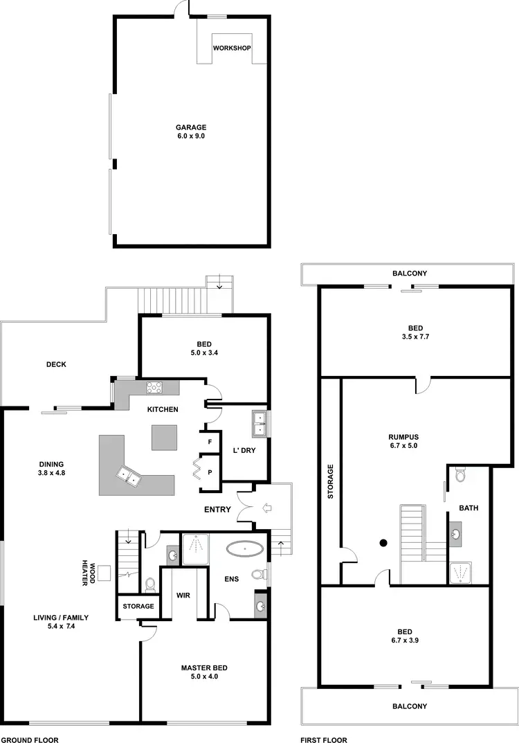 Floorplan of Homely house listing, 16 Grieve Street, Launching Place VIC 3139