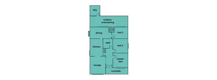 Floorplan of Homely house listing, 202 Dowling Street, Wendouree VIC 3355