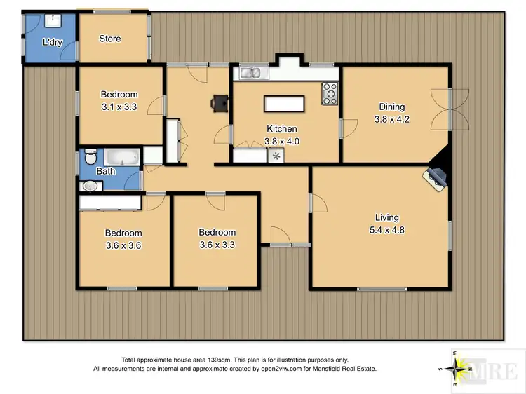 Floorplan of Homely house listing, 19 Apollo Street, Mansfield VIC 3722