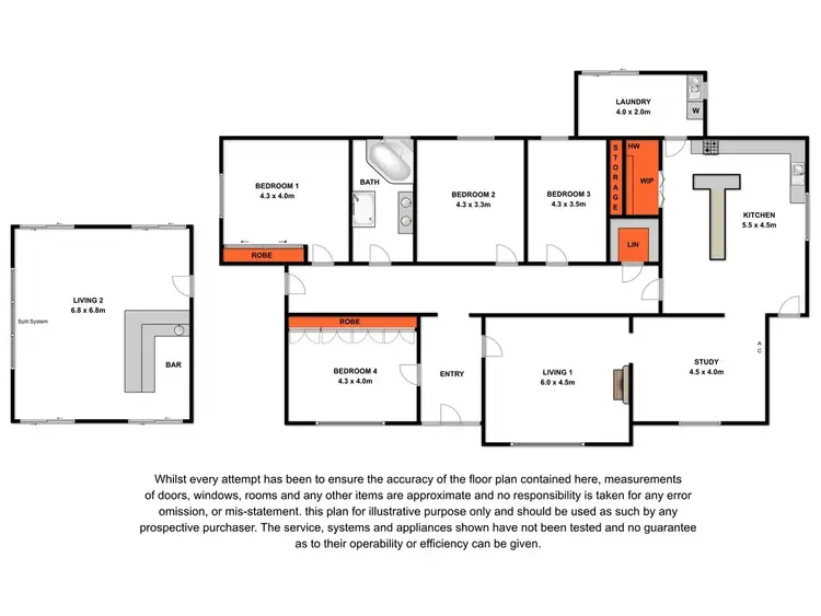 Floorplan of Homely house listing, 160 Kenny Street, Hamilton VIC 3300