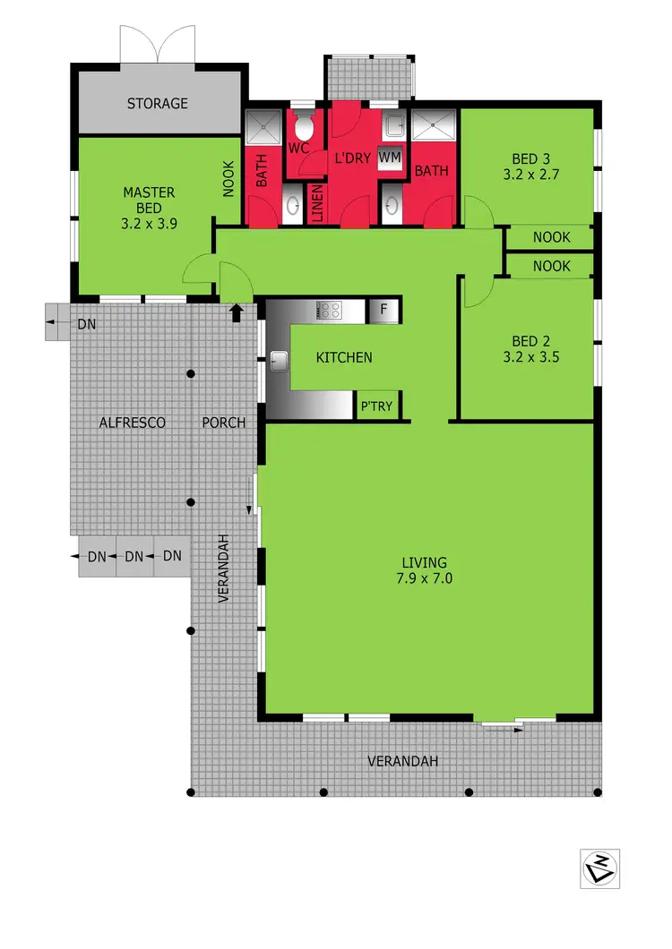 Floorplan of Homely house listing, 10 Noble Street, Anglesea VIC 3230