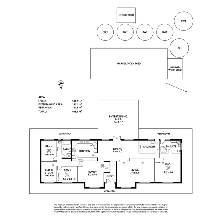 Floorplan of Homely rural property listing, 1378 Finniss Clayton Road, Clayton Bay SA 5256