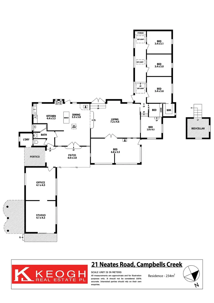 Floorplan of Homely house listing, 21 Neates Road, Campbells Creek VIC 3451