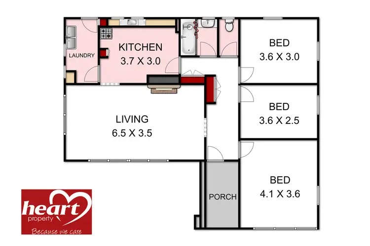 Floorplan of Homely house listing, 14 Stead Street, Sale VIC 3850