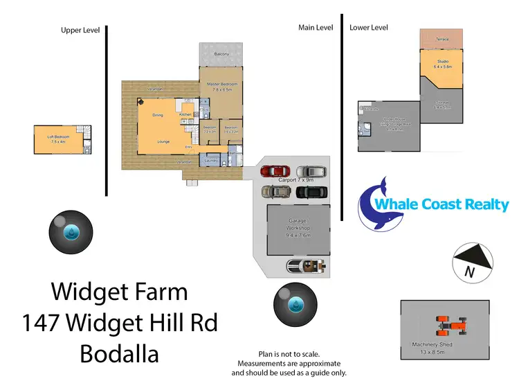Floorplan of Homely rural property listing, 147 Widget Road, Bodalla NSW 2545