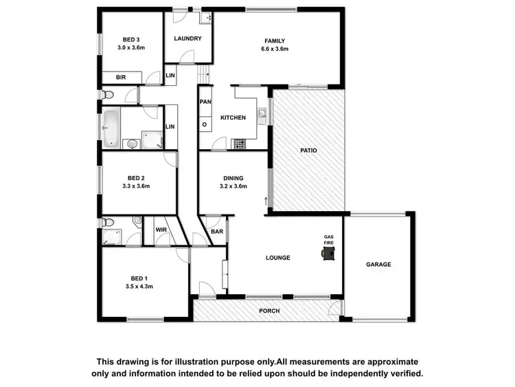 Floorplan of Homely house listing, 18 DERWENT COURT, Mount Gambier SA 5290