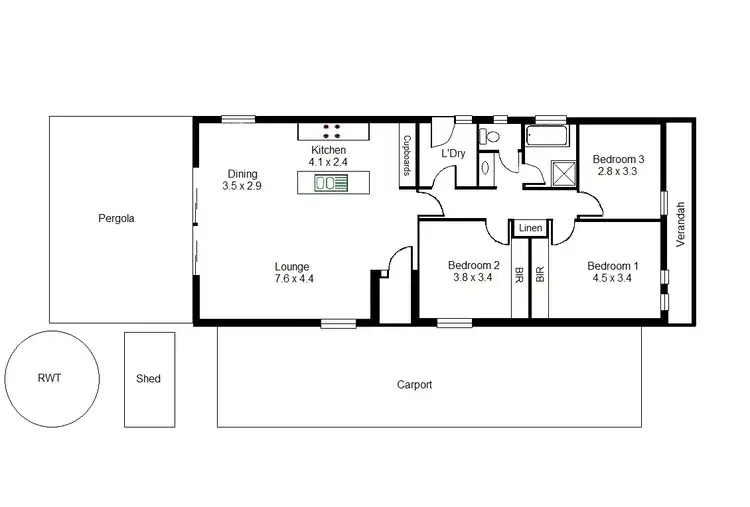 Floorplan of Homely house listing, 26 Albert Road, Mount Barker SA 5251