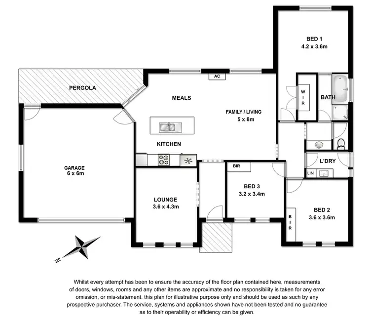 Floorplan of Homely house listing, 10 GEMSTONE COURT, Mount Gambier SA 5290