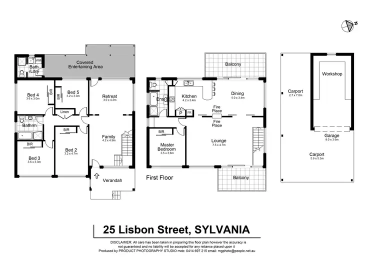 Floorplan of Homely house listing, 23 Lisbon Street, Sylvania NSW 2224