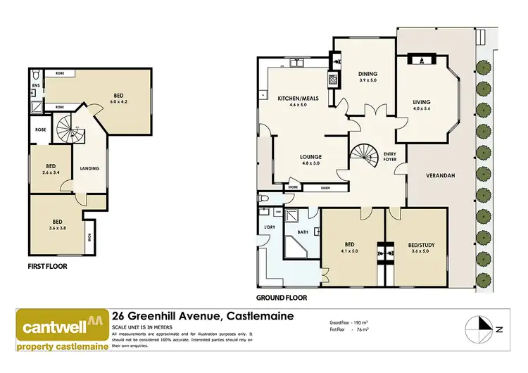 Floorplan of Homely house listing, 26 Greenhill Avenue, Castlemaine VIC 3450