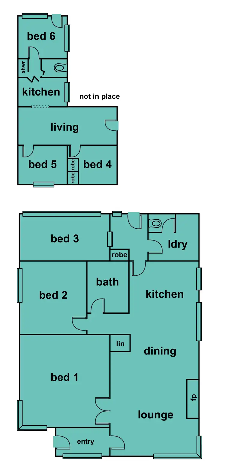 Floorplan of Homely house listing, 823 Laurie Street, Ballarat VIC 3350