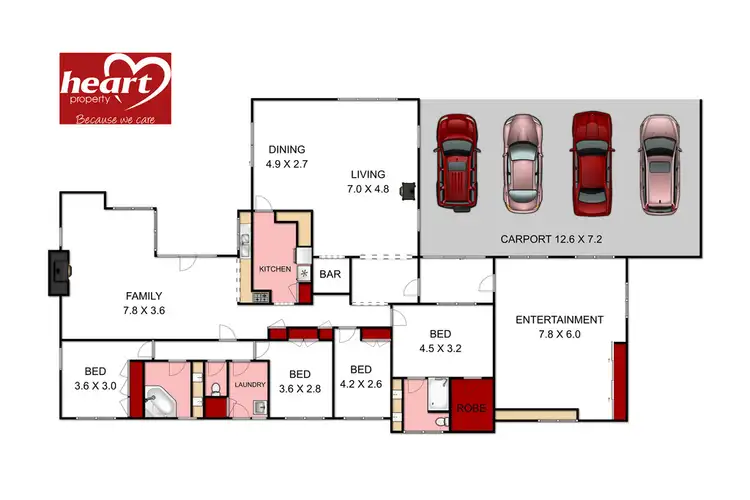Floorplan of Homely rural property listing, 448 Stratford Maffra Road, Maffra VIC 3860