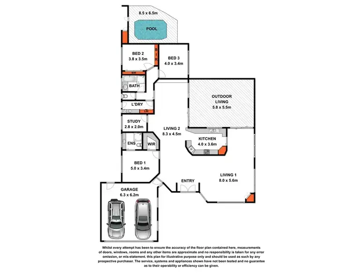 Floorplan of Homely house listing, 12 David Street, Hamilton VIC 3300