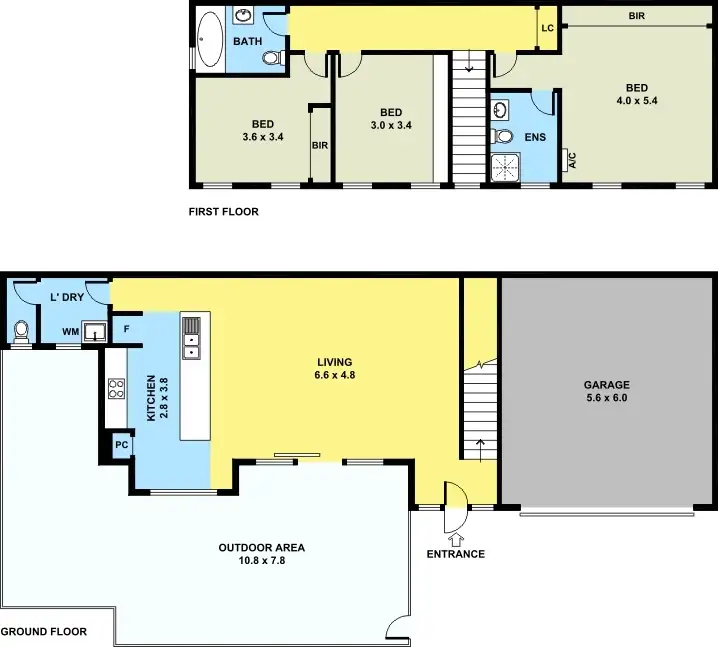 Floorplan of Homely house listing, 4 Gipps Ct, Mulgrave VIC 3170