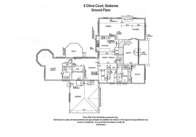 Floorplan of Homely house listing, 6 Olivia Court, Gisborne VIC 3437