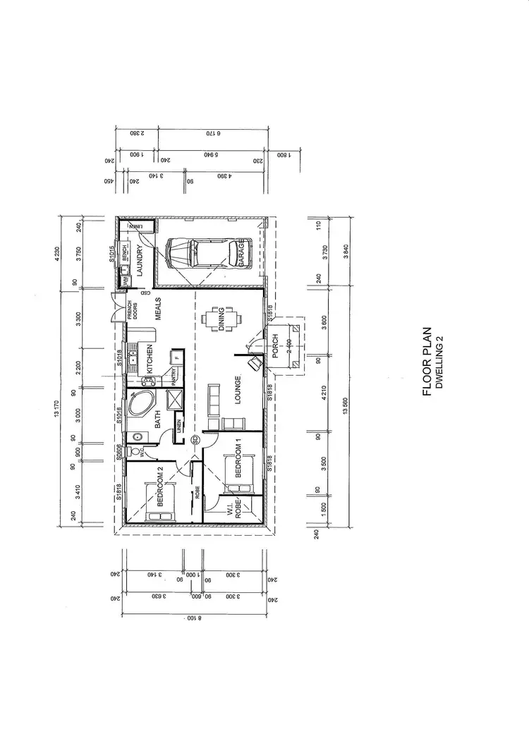 Floorplan of Homely townhouse listing, 2/32 Rogers Street, Kyabram VIC 3620