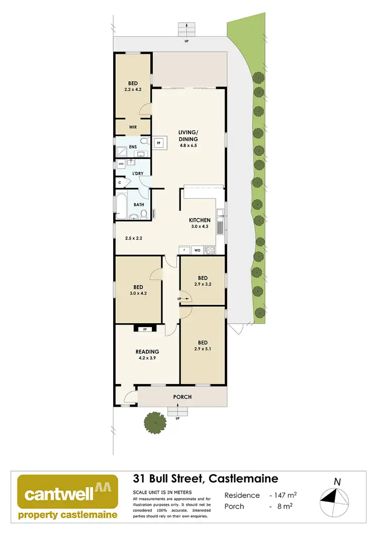 Floorplan of Homely house listing, 31 Bull Street, Castlemaine VIC 3450