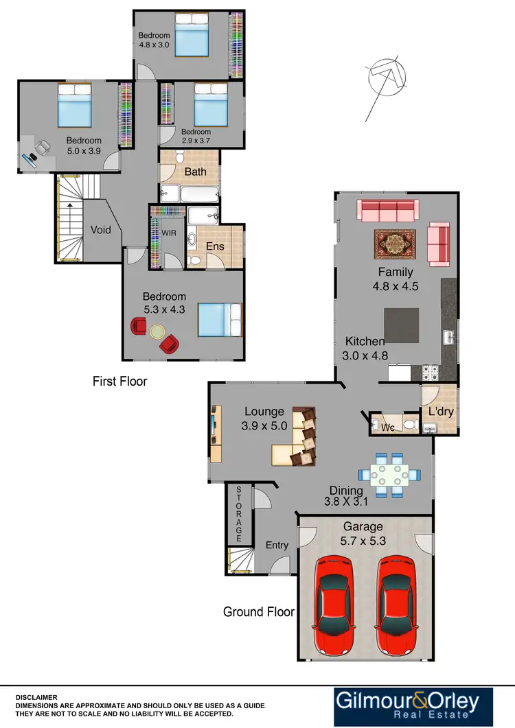 Floorplan of Homely house listing, 31 Kristy Court, Kellyville NSW 2155