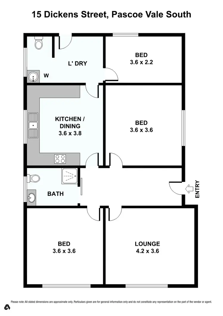Floorplan of Homely house listing, 15 Dickens Street, Pascoe Vale South VIC 3044