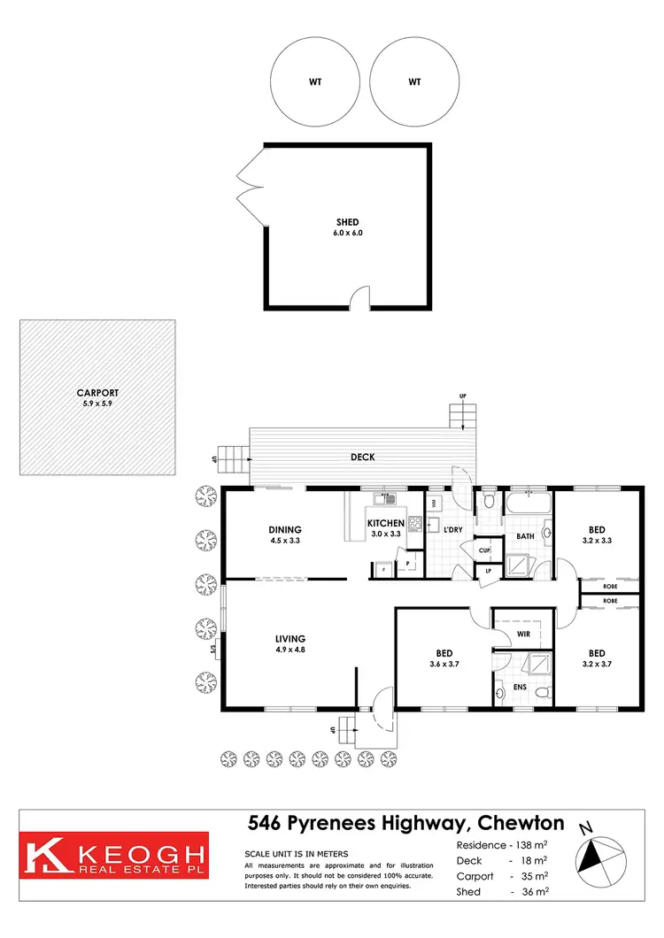 Floorplan of Homely house listing, 546 Pyrenees Highway, Chewton VIC 3451