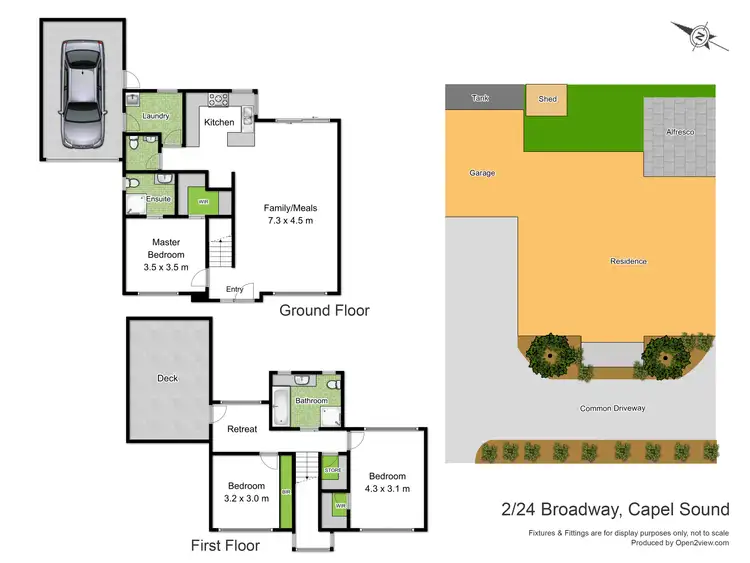 Floorplan of Homely townhouse listing, 2/24 Broadway, Capel Sound VIC 3940