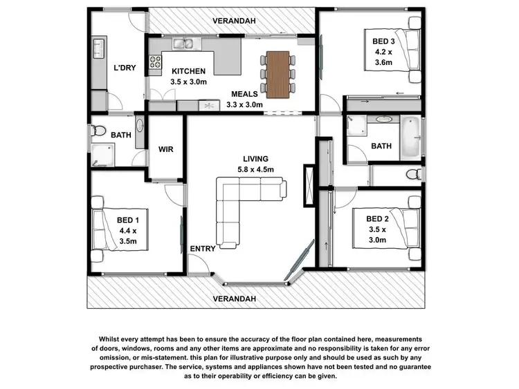 Floorplan of Homely house listing, 10 Heritage Court, Warrnambool VIC 3280