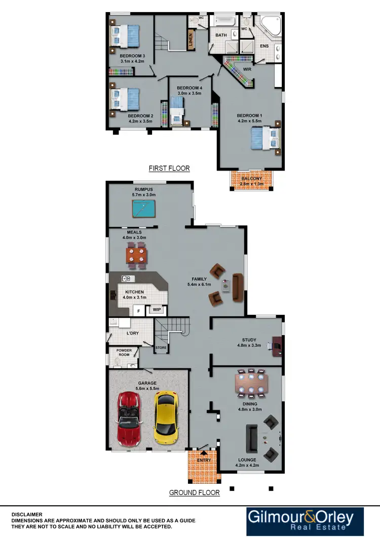 Floorplan of Homely house listing, 46 President Road, Kellyville NSW 2155