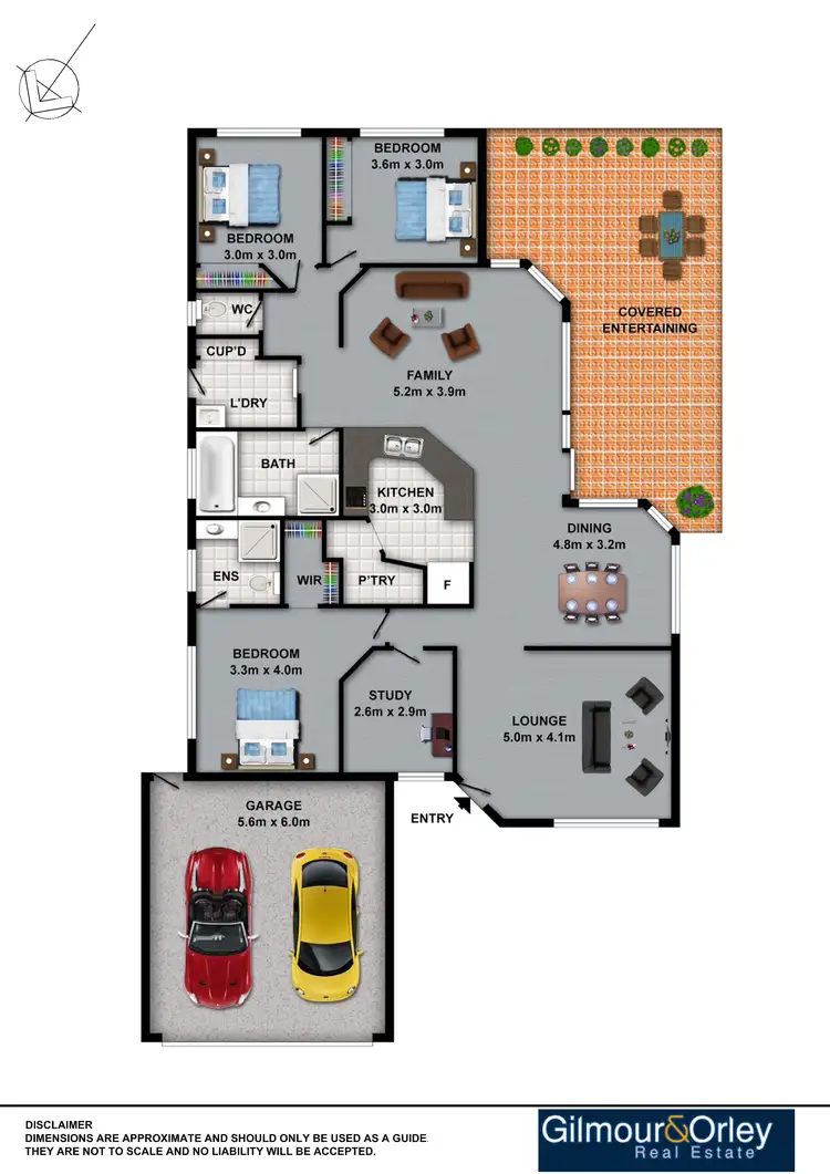 Floorplan of Homely house listing, 32 James Mileham Drive, Kellyville NSW 2155